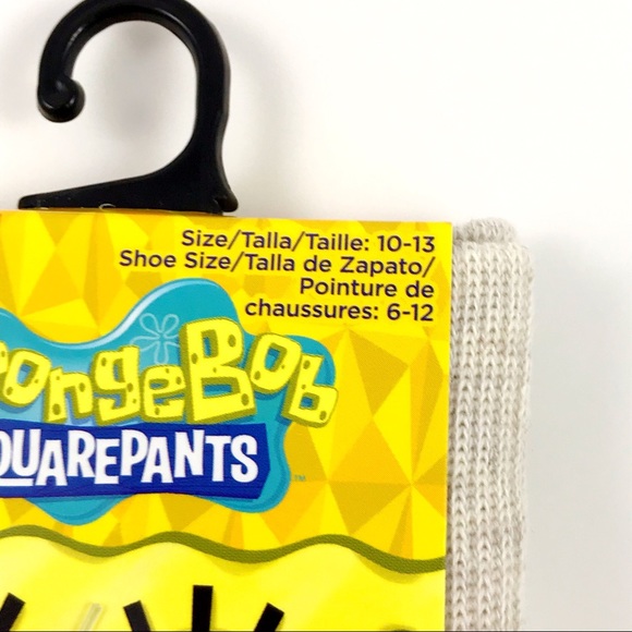 Nickelodeon Spongebob Squarepants Socks Size 6-12 - Picture 5 of 5